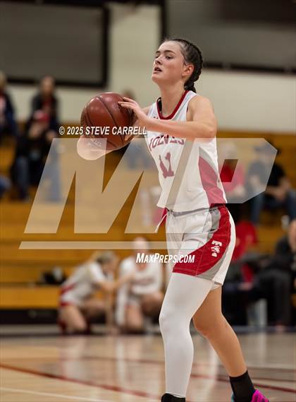 Thumbnail 2 in Trinity vs Redding Christian (Lady Falcon Tournament) photogallery.