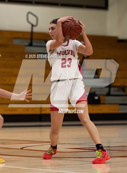 Thumbnail 2 in Trinity vs Redding Christian (Lady Falcon Tournament) photogallery.