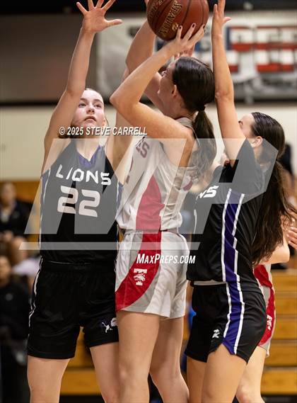 Thumbnail 1 in Trinity vs Redding Christian (Lady Falcon Tournament) photogallery.