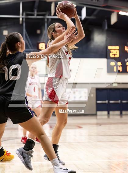 Thumbnail 2 in Trinity vs Redding Christian (Lady Falcon Tournament) photogallery.