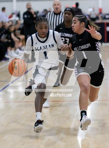 Thumbnail 2 in Monsignor Scanlan vs. Millennium (Nike Tournament of Champions) photogallery.