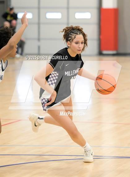 Thumbnail 1 in Monsignor Scanlan vs. Millennium (Nike Tournament of Champions) photogallery.