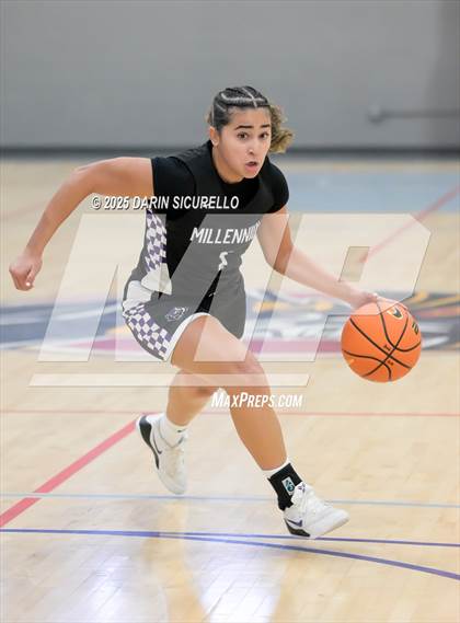 Thumbnail 1 in Monsignor Scanlan vs. Millennium (Nike Tournament of Champions) photogallery.