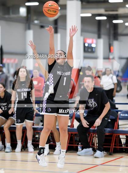 Thumbnail 1 in Monsignor Scanlan vs. Millennium (Nike Tournament of Champions) photogallery.