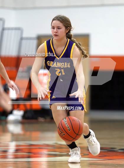 Thumbnail 2 in Granger vs Schulenburg (Schulenburg Lady Horn Varsity Tournament) photogallery.