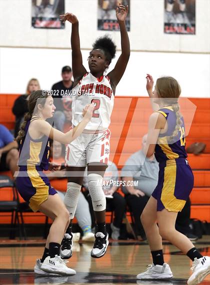 Thumbnail 2 in Granger vs Schulenburg (Schulenburg Lady Horn Varsity Tournament) photogallery.