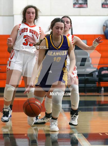 Thumbnail 3 in Granger vs Schulenburg (Schulenburg Lady Horn Varsity Tournament) photogallery.