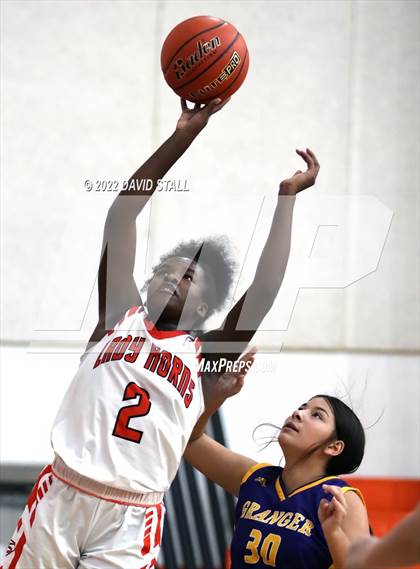 Thumbnail 1 in Granger vs Schulenburg (Schulenburg Lady Horn Varsity Tournament) photogallery.