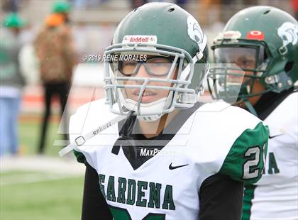 Thumbnail 1 in Gardena vs. Marquez (CIF LACS D3 Final) photogallery.
