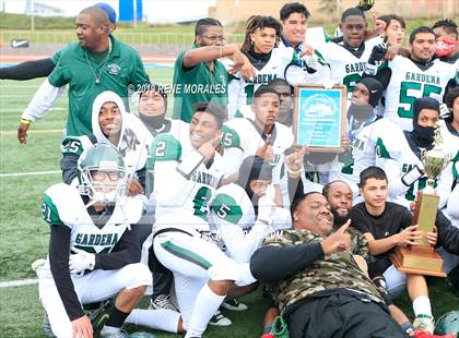 Thumbnail 3 in Gardena vs. Marquez (CIF LACS D3 Final) photogallery.