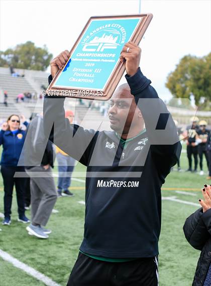 Thumbnail 2 in Gardena vs. Marquez (CIF LACS D3 Final) photogallery.