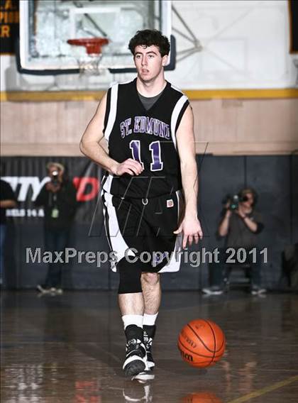 Thumbnail 2 in Iona Prep vs. St. Edmund Prep (CHSAA Class A Quarterfinal) photogallery.