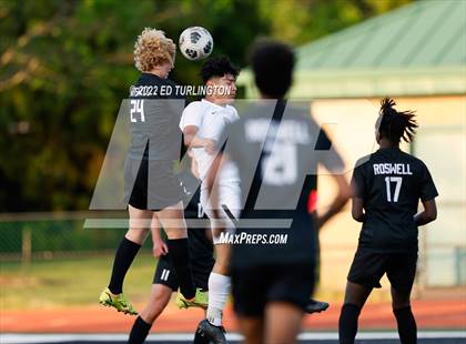 Thumbnail 3 in Pebblebrook vs. Roswell (GHSA 7A ELITE 8) photogallery.