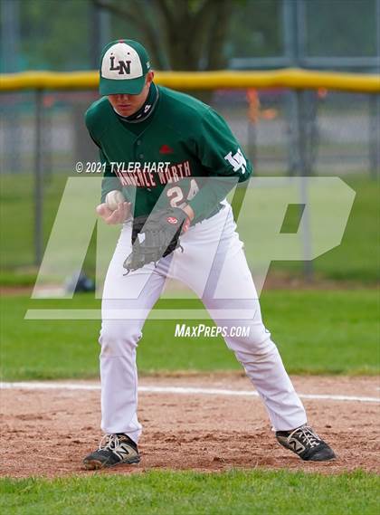 Thumbnail 2 in Lawrence North vs. Lawrence Central (Sectional Semifinal) photogallery.
