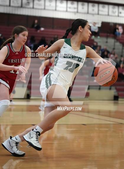 Thumbnail 1 in Ursuline Academy vs Incarnate Word (TAPPS 6A Area Playoff) photogallery.