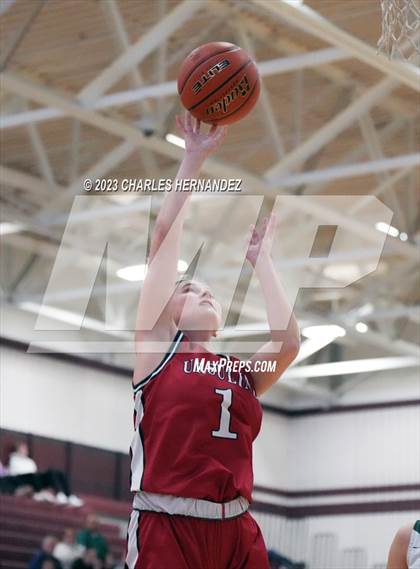 Thumbnail 2 in Ursuline Academy vs Incarnate Word (TAPPS 6A Area Playoff) photogallery.