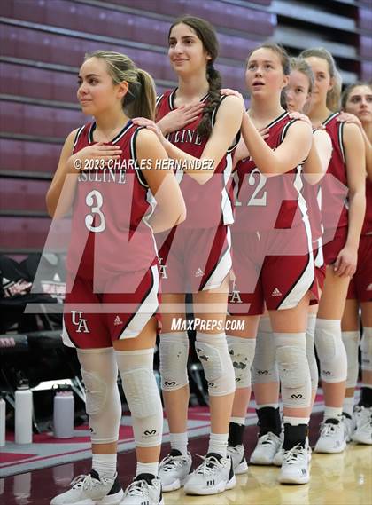 Thumbnail 2 in Ursuline Academy vs Incarnate Word (TAPPS 6A Area Playoff) photogallery.