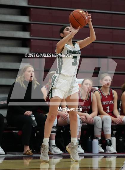 Thumbnail 2 in Ursuline Academy vs Incarnate Word (TAPPS 6A Area Playoff) photogallery.
