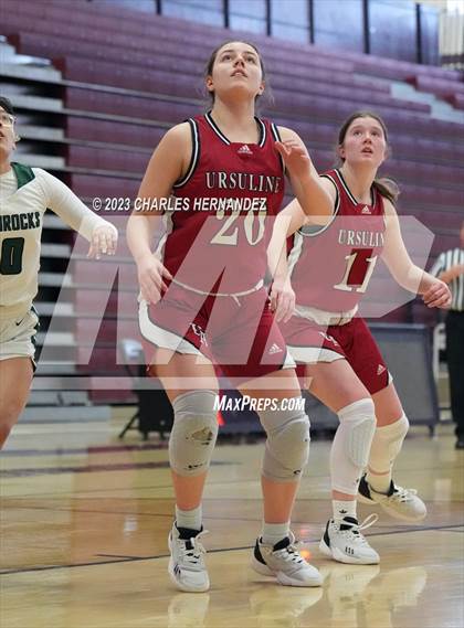 Thumbnail 1 in Ursuline Academy vs Incarnate Word (TAPPS 6A Area Playoff) photogallery.