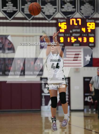 Thumbnail 2 in Ursuline Academy vs Incarnate Word (TAPPS 6A Area Playoff) photogallery.
