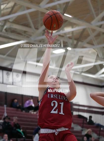 Thumbnail 1 in Ursuline Academy vs Incarnate Word (TAPPS 6A Area Playoff) photogallery.