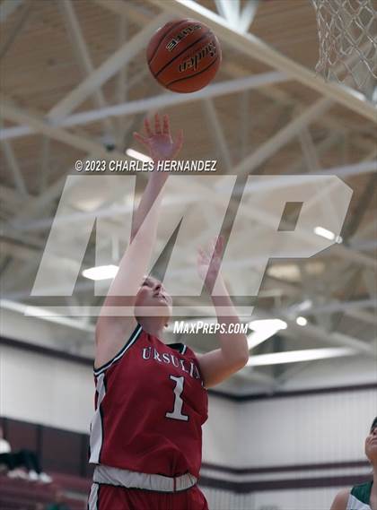 Thumbnail 3 in Ursuline Academy vs Incarnate Word (TAPPS 6A Area Playoff) photogallery.