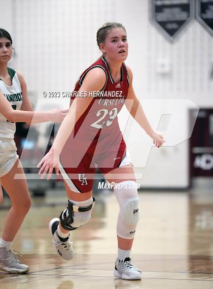 Thumbnail 2 in Ursuline Academy vs Incarnate Word (TAPPS 6A Area Playoff) photogallery.