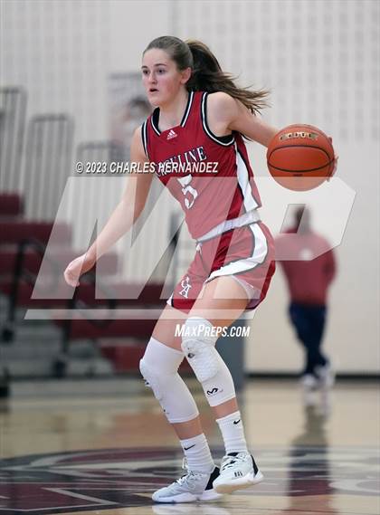 Thumbnail 3 in Ursuline Academy vs Incarnate Word (TAPPS 6A Area Playoff) photogallery.
