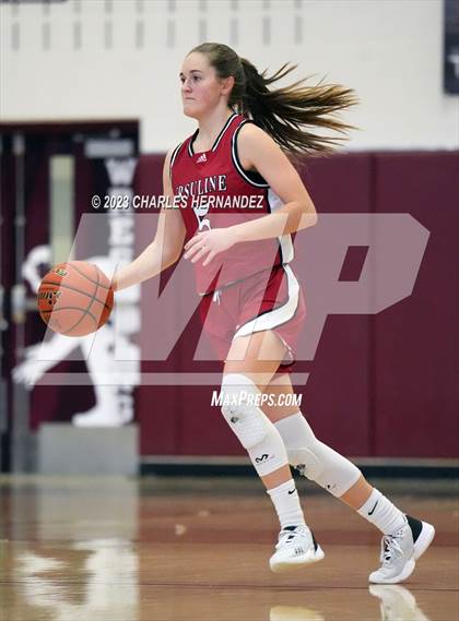 Thumbnail 1 in Ursuline Academy vs Incarnate Word (TAPPS 6A Area Playoff) photogallery.