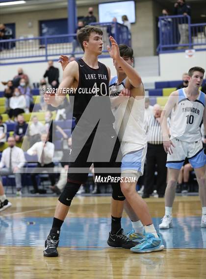 Thumbnail 2 in Lone Peak vs. Westlake (UHSAA 6A Quarterfinal) photogallery.