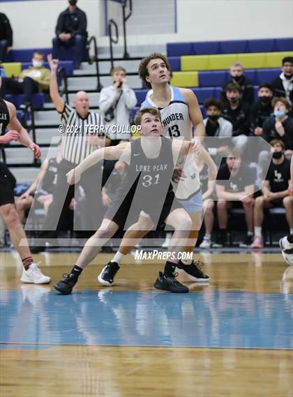 Thumbnail 1 in Lone Peak vs. Westlake (UHSAA 6A Quarterfinal) photogallery.