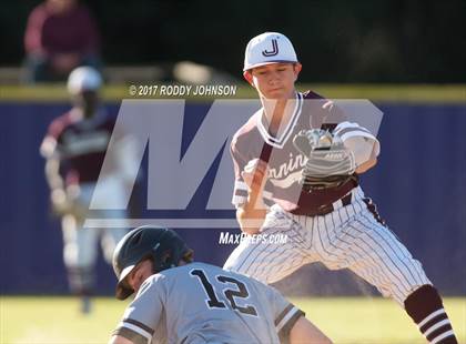Thumbnail 3 in Jennings vs St. Michael (DeRidder Tournament) photogallery.