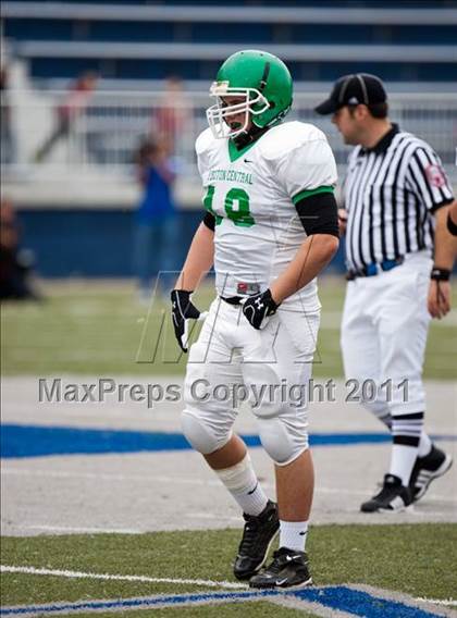 Thumbnail 2 in Triton Central vs. Mater Dei (IHSAA 2A Regional Playoff) photogallery.