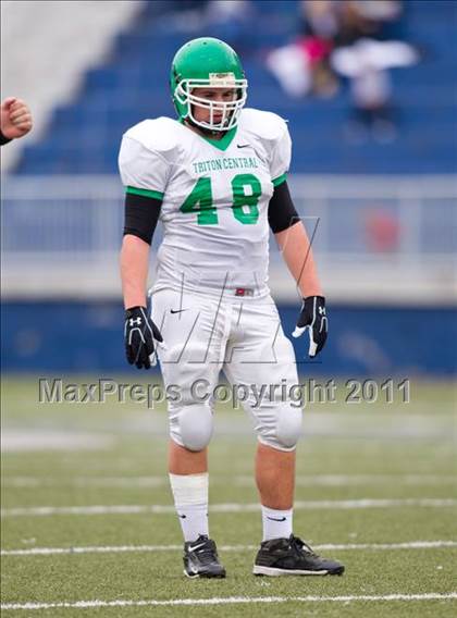 Thumbnail 2 in Triton Central vs. Mater Dei (IHSAA 2A Regional Playoff) photogallery.