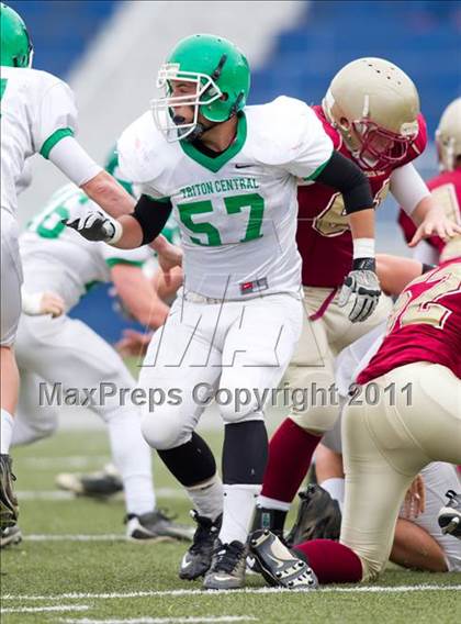 Thumbnail 1 in Triton Central vs. Mater Dei (IHSAA 2A Regional Playoff) photogallery.