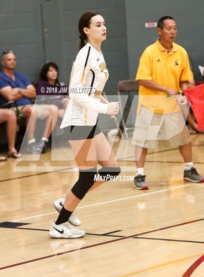 Thumbnail 2 in Marcos de Niza vs. Northwest Christian (Chandler Prep Invite Final) photogallery.