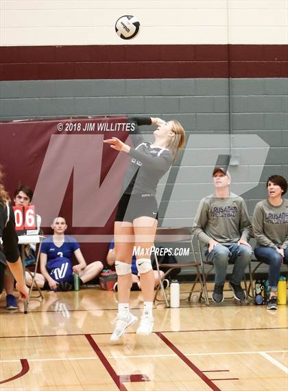 Thumbnail 2 in Marcos de Niza vs. Northwest Christian (Chandler Prep Invite Final) photogallery.