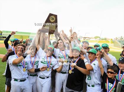 Thumbnail 2 in Southlake Carroll vs. Reagan (UIL 6A Baseball Final) photogallery.