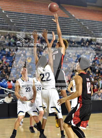 Thumbnail 3 in West Seattle vs. Wilson (WIAA 3A Quarterfinal)  photogallery.