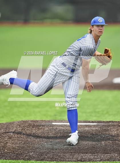 Thumbnail 1 in Strake Jesuit vs. Clear Springs (UIL Baseball 6A Region 3 Bi-District) photogallery.