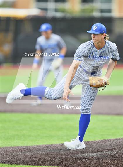 Thumbnail 1 in Strake Jesuit vs. Clear Springs (UIL Baseball 6A Region 3 Bi-District) photogallery.