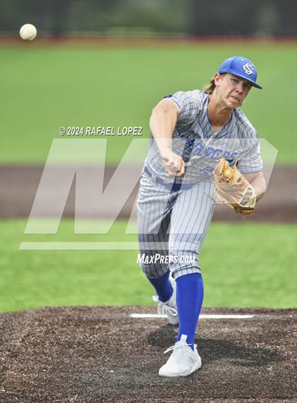 Thumbnail 3 in Strake Jesuit vs. Clear Springs (UIL Baseball 6A Region 3 Bi-District) photogallery.