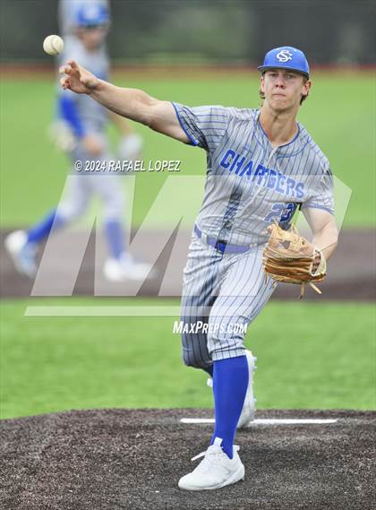 Thumbnail 2 in Strake Jesuit vs. Clear Springs (UIL Baseball 6A Region 3 Bi-District) photogallery.