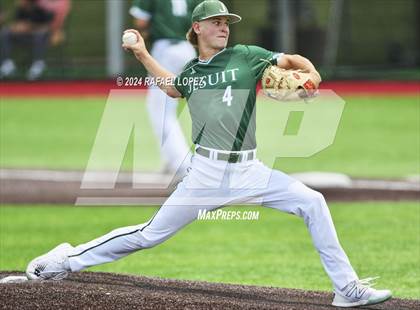 Thumbnail 1 in Strake Jesuit vs. Clear Springs (UIL Baseball 6A Region 3 Bi-District) photogallery.