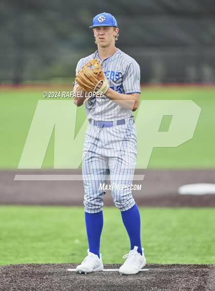 Thumbnail 3 in Strake Jesuit vs. Clear Springs (UIL Baseball 6A Region 3 Bi-District) photogallery.