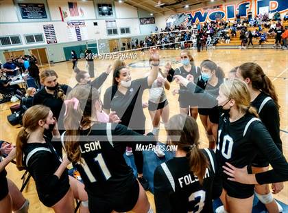 Thumbnail 1 in Cosumnes Oaks vs. Folsom (CIF SJS D1 QUARTERFINALS playoff) photogallery.