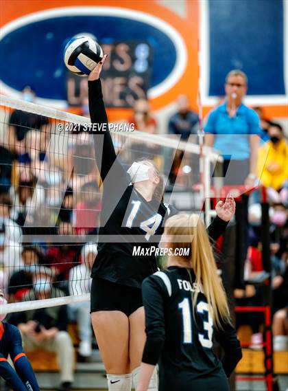 Thumbnail 3 in Cosumnes Oaks vs. Folsom (CIF SJS D1 QUARTERFINALS playoff) photogallery.