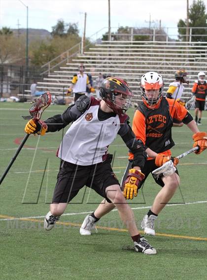 Thumbnail 1 in Corona del Sol vs Salpointe Catholic  (Salpointe Catholic Preseason Tournament) photogallery.