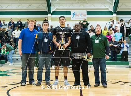 Thumbnail 1 in St. Benedict's Prep @ St. Vincent-St. Mary (LeBron James Classic) photogallery.