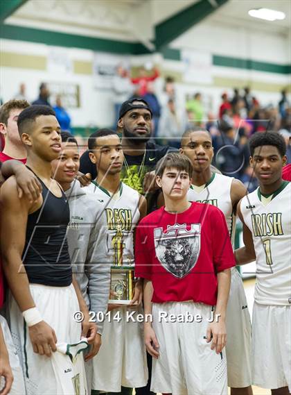 Thumbnail 1 in St. Benedict's Prep @ St. Vincent-St. Mary (LeBron James Classic) photogallery.